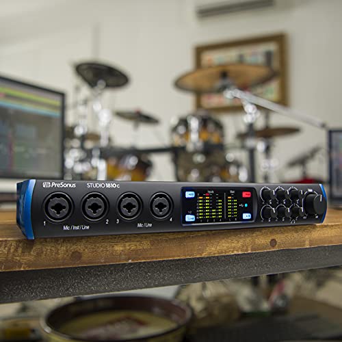 PreSonus Studio 1810c 18x8, 192 kHz, USB Audio Interface with Studio One Artist and Ableton Live Lite DAW Recording Software PreSonus Studio 1810c 18x8, 192 kHz, USB Audio Interface with Studio One Artist and Ableton Live Lite DAW Recording Software